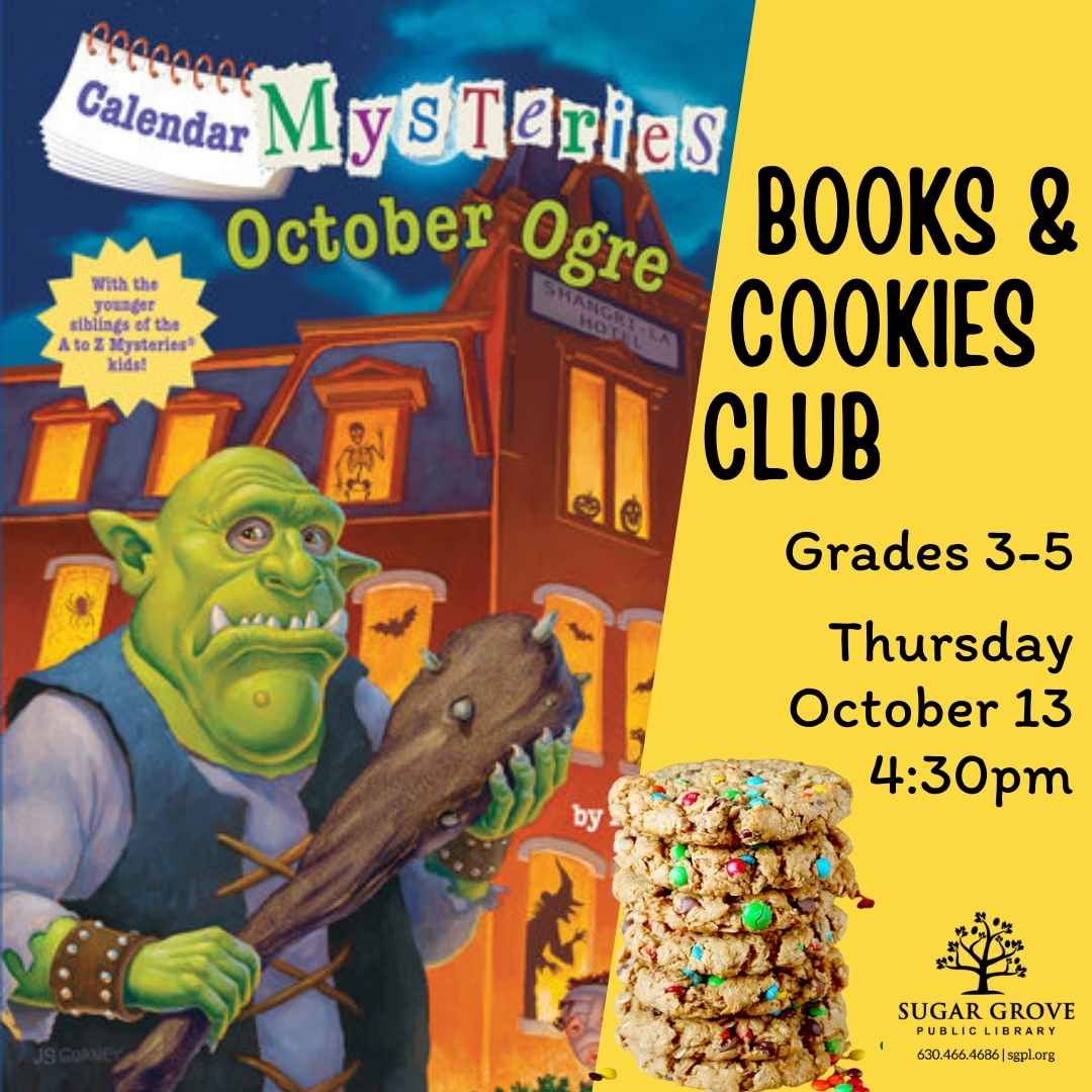 Books and Cookies Club October 2022